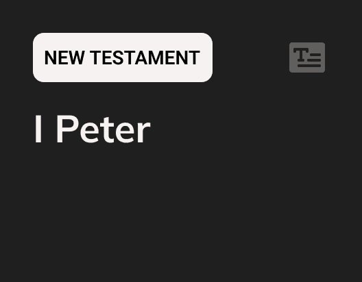 I Peter